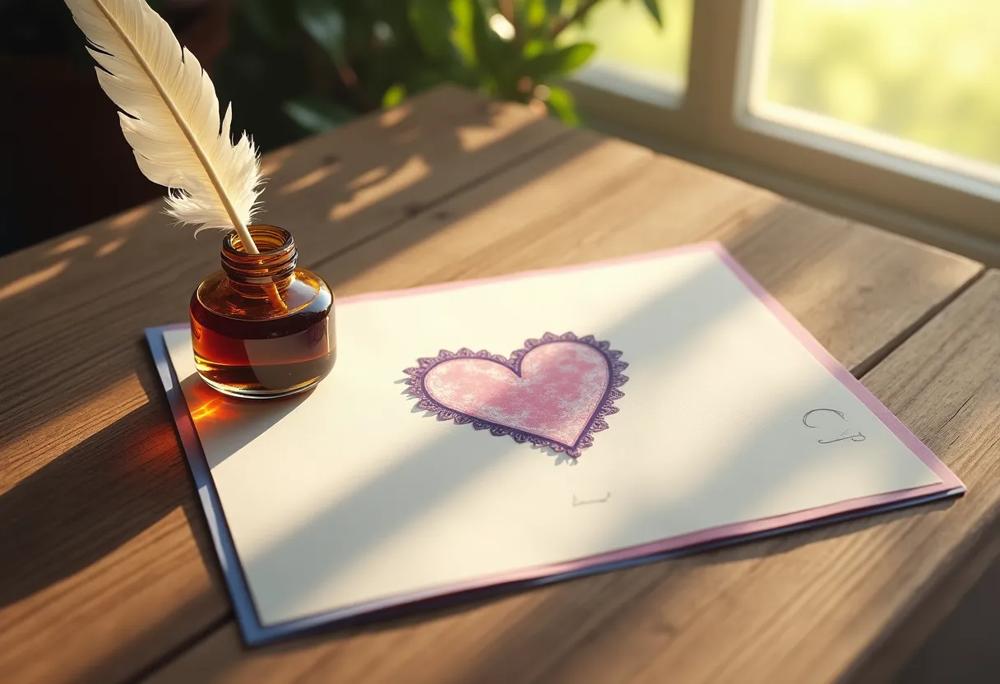 handwritten card